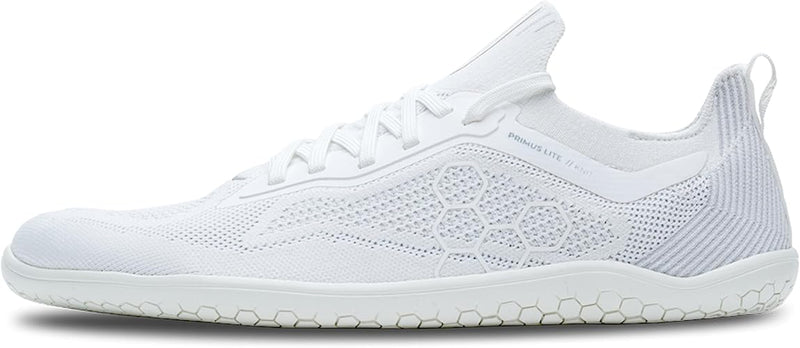 Vivobarefoot Primus Lite Knit Bright White 10 M 5057794142695 Rebound Footwear