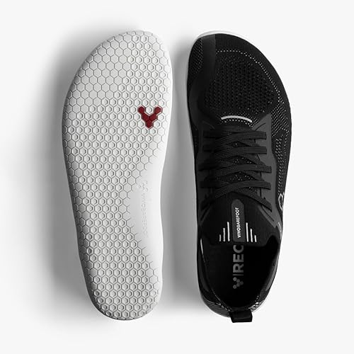 Vivobarefoot Primus Lite Knit Obsidian 8 M 5057794142275 Rebound Footwear